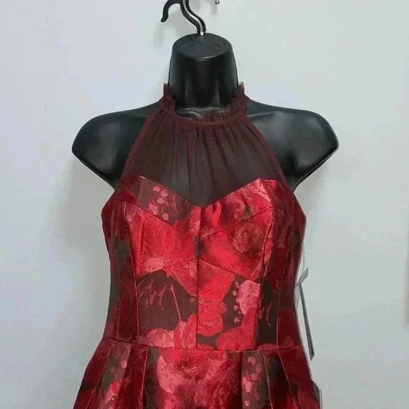 Maggy London/Petite Black-Red Rose dress-2P NWT 🌸 Host Pick🌸 - Picture 2 of 11